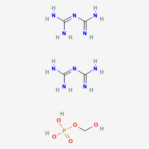 Bis(amidinourea) phosphate, mono(hydroxymethyl) derivative