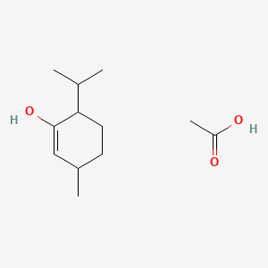 1-Cyclohexen-1-ol, 3-methyl-6-(1-methylethyl)-, acetate, sapond.