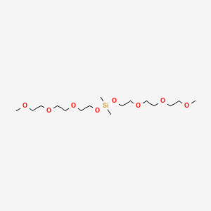 12,12-Dimethyl-2,5,8,11,13,16,19,22-octaoxa-12-silatricosane