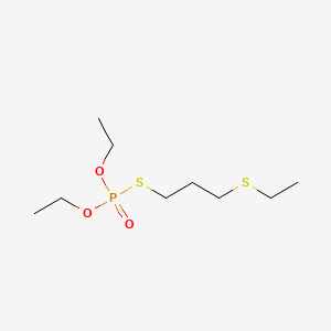 Phosphorothioic acid, O,O-diethyl S-(3-(ethylthio)propyl) ester