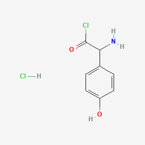 (2-Chloro-1-(4-hydroxyphenyl)-2-oxoethyl)ammonium chloride