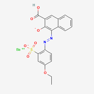 Barium 4-((4-ethoxy-2-sulphonatophenyl)azo)-3-hydroxy-2-naphthoate