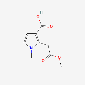 Methyl 3-carboxy-1-methyl-1H-pyrrole-2-acetate