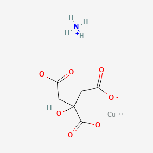 Ammonium copper(2+) 2-hydroxypropane-1,2,3-tricarboxylate