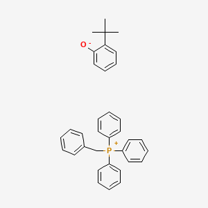 benzyl(triphenyl)phosphanium;2-tert-butylphenolate