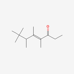 4,5,6,7,7-Pentamethyloct-4-en-3-one