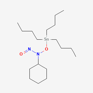 N-Nitroso-N-((tributylstannyl)oxy)cyclohexylamine