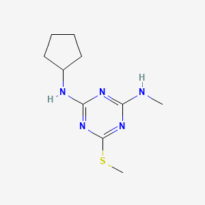 N-Cyclopentyl-N'-methyl-6-(methylthio)-1,3,5-triazine-2,4-diamine