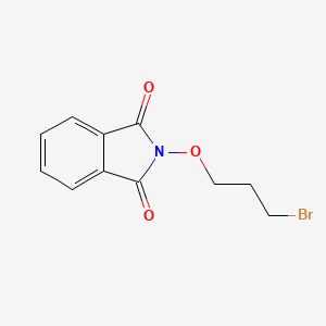 molecular formula C11H10BrNO3 B1266953 2-(3-溴丙氧基)-1h-异吲哚-1,3(2h)-二酮 CAS No. 5181-36-2