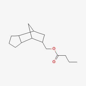 molecular formula C15H24O2 B12669583 (Octahydro-4,7-methano-1H-inden-5-yl)methyl butyrate CAS No. 93803-42-0