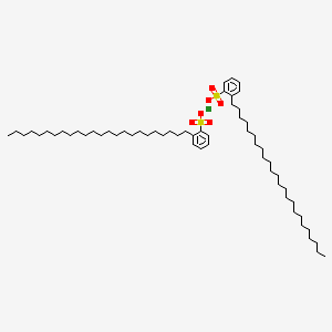 molecular formula C60H106MgO6S2 B12669593 Magnesium bis(tetracosylbenzenesulphonate) CAS No. 85865-93-6