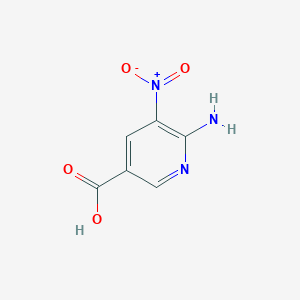 molecular formula C6H5N3O4 B1266995 6-氨基-5-硝基烟酸 CAS No. 89488-06-2