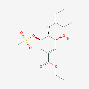 B126700 ethyl (3R,4R,5R)-3-hydroxy-5-methylsulfonyloxy-4-pentan-3-yloxycyclohexene-1-carboxylate CAS No. 204254-94-4