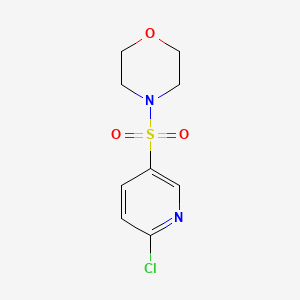 molecular formula C9H11ClN2O3S B1267004 4-(6-氯吡啶-3-磺酰基)-吗啉 CAS No. 52480-33-8