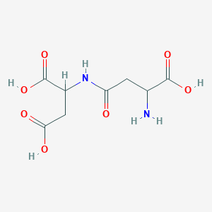 molecular formula C8H12N2O7 B1267005 L-β-天冬氨酸-L-天冬氨酸 CAS No. 60079-22-3