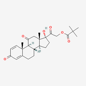 17,21-Dihydroxypregna-1,4-diene-3,11,20-trione 21-pivalate