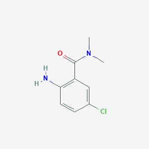 molecular formula C9H11ClN2O B1267006 2-氨基-5-氯-N,N-二甲基苯甲酰胺 CAS No. 56042-83-2