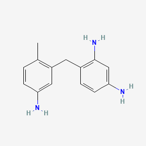 4-[(5-Amino-2-methylphenyl)methyl]benzene-1,3-diamine