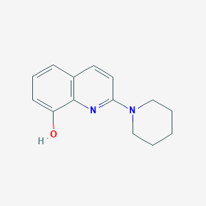 molecular formula C14H16N2O B1267009 2-(Piperidin-1-yl)quinolin-8-ol CAS No. 31570-94-2