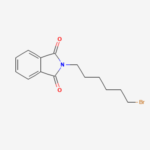 molecular formula C14H16BrNO2 B1267016 N-(6-溴己基)邻苯二甲酰亚胺 CAS No. 24566-79-8