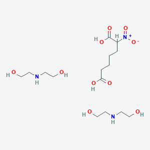 Bis(bis(2-hydroxyethyl)ammonium) nitroheptanedioate