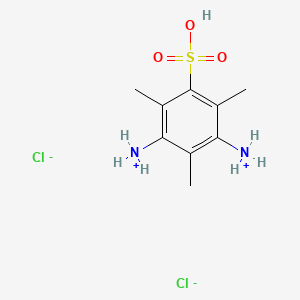 2,4,6-Trimethyl-5-sulpho-m-phenylenediammonium dichloride