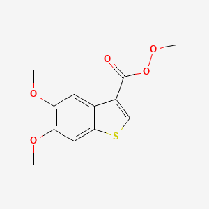 3,5,6-Trimethoxybenzo(b)thiophene-3-carboxylic acid