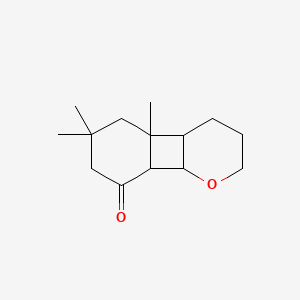 decahydro-4b,6,6-trimethyl-8H-benzo[3,4]cyclobuta[1,2-b]pyran-8-one