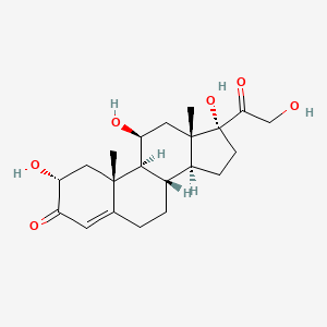 Pregn-4-ene-3,20-dione, 2,11,17,21-tetrahydroxy-, (2alpha,11beta)-