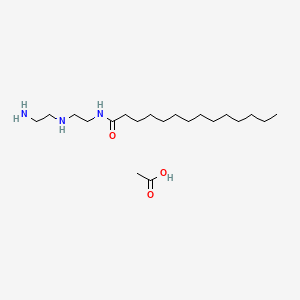 N-(2-((2-Aminoethyl)amino)ethyl)myristamide monoacetate