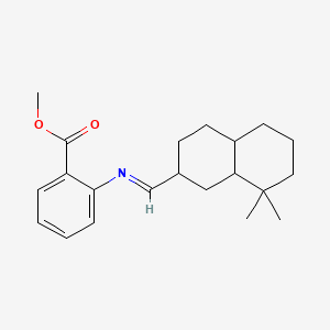 Methyl 2-(((octahydro-8,8-dimethyl-2-naphthyl)methylene)amino)benzoate