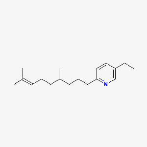 5-Ethyl-2-(8-methyl-4-methylenenon-7-enyl)pyridine