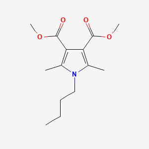 1H-Pyrrole-3,4-dicarboxylic acid, 1-butyl-2,5-dimethyl-, dimethyl ester