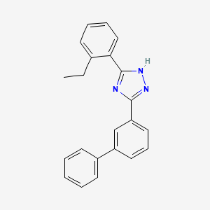 1H-1,2,4-Triazole, 3-(1,1'-biphenyl)-3-yl-5-(2-ethylphenyl)-