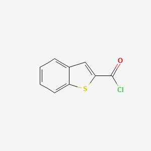 molecular formula C9H5ClOS B1267047 苯并[b]噻吩-2-酰氯 CAS No. 39827-11-7
