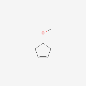 molecular formula C6H10O B1267052 环戊烯，4-甲氧基- CAS No. 40955-64-4