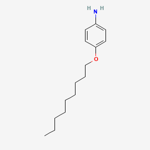 molecular formula C15H25NO B1267056 p-Nonyloxyaniline CAS No. 50262-67-4