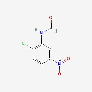 molecular formula C7H5ClN2O3 B1267058 N-(2-氯-5-硝基苯基)甲酰胺 CAS No. 53666-48-1