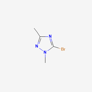 molecular formula C4H6BrN3 B1267063 5-溴-1,3-二甲基-1H-1,2,4-三唑 CAS No. 56616-96-7