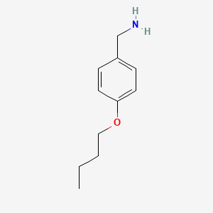 molecular formula C11H17NO B1267068 4-丁氧基苄胺 CAS No. 21244-35-9