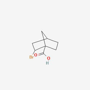 molecular formula C8H11BrO2 B1267070 2-溴双环[2.2.1]庚烷-1-羧酸 CAS No. 74830-47-0