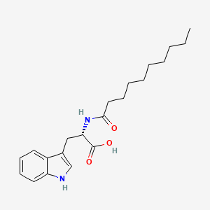 L-Tryptophan, N-(1-oxodecyl)-