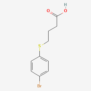molecular formula C10H11BrO2S B1267080 4-[(4-Bromophenyl)sulfanyl]butanoic acid CAS No. 15115-76-1