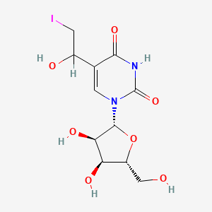 5-(1-Hydroxy-2-iodoethyl)uridine