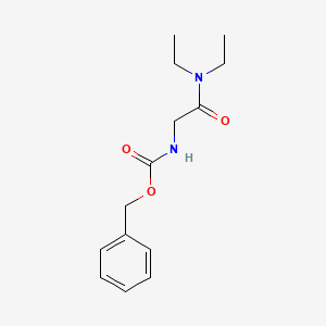 molecular formula C14H20N2O3 B1267082 Benzyl N-[(diethylcarbamoyl)methyl]carbamate CAS No. 79990-06-0