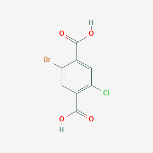 molecular formula C8H4BrClO4 B1267085 2-溴-5-氯对苯二甲酸 CAS No. 500550-60-7
