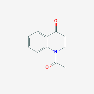 molecular formula C11H11NO2 B1267088 1-乙酰基-2,3-二氢喹啉-4(1h)-酮 CAS No. 64142-63-8