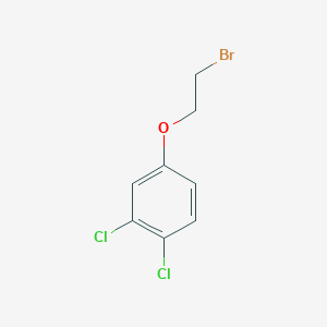 molecular formula C8H7BrCl2O B1267109 4-(2-溴乙氧基)-1,2-二氯苯 CAS No. 3245-41-8