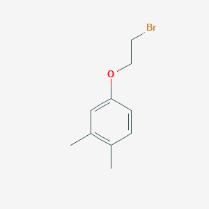 molecular formula C10H13BrO B1267110 2-溴乙基 3,4-二甲基苯基醚 CAS No. 3351-53-9