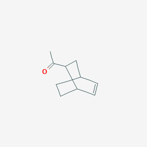molecular formula C10H14O B1267113 1-(Bicyclo[2.2.2]oct-5-en-2-yl)ethanone CAS No. 40590-77-0